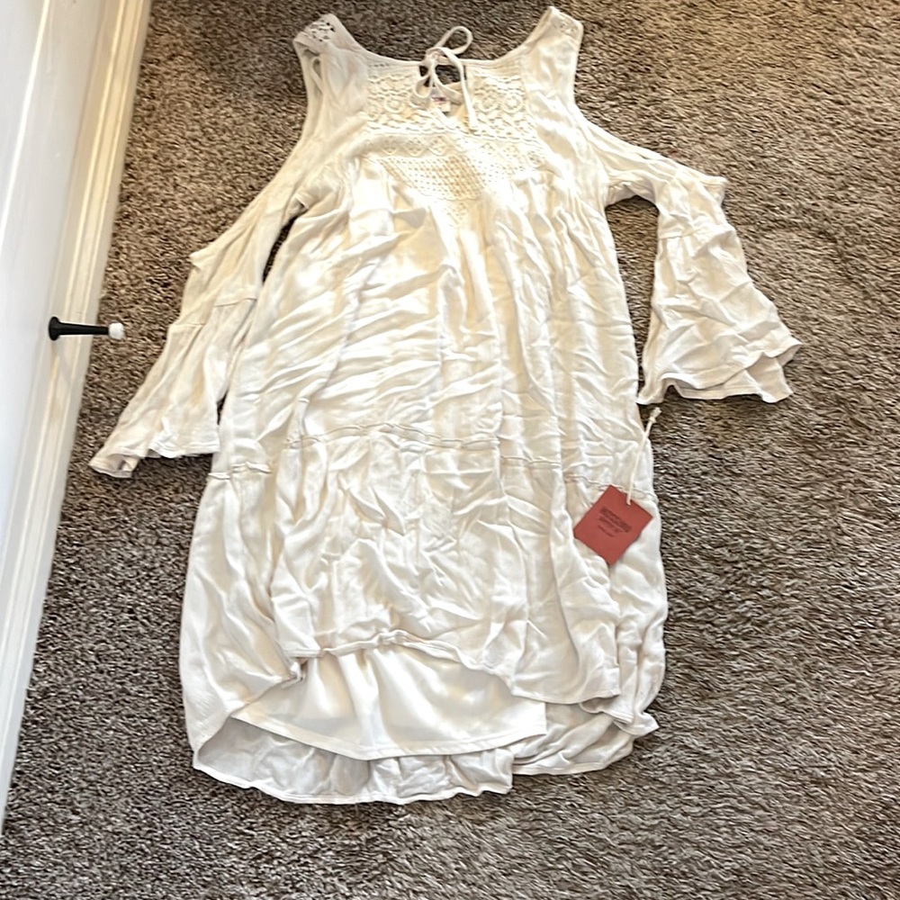 White mossino dress